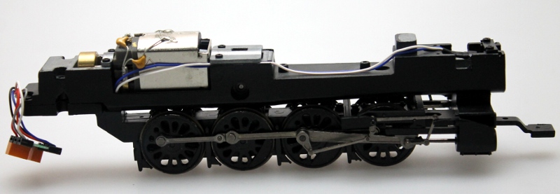 (image for) Loco Chassis w/Drive Wheels-Dull-Blk (HO Canadian Overland)