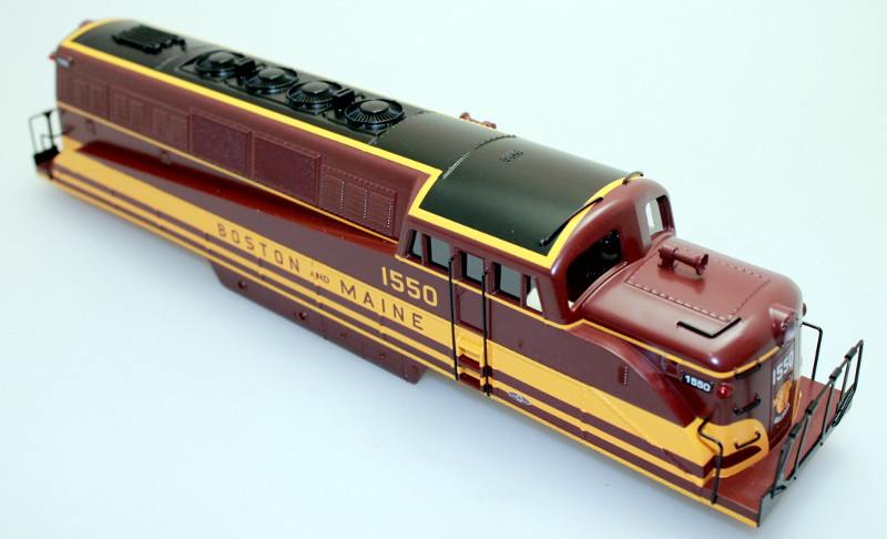 (image for) Body Shell - Boston & Maine #1550 (O Scale BL-2)