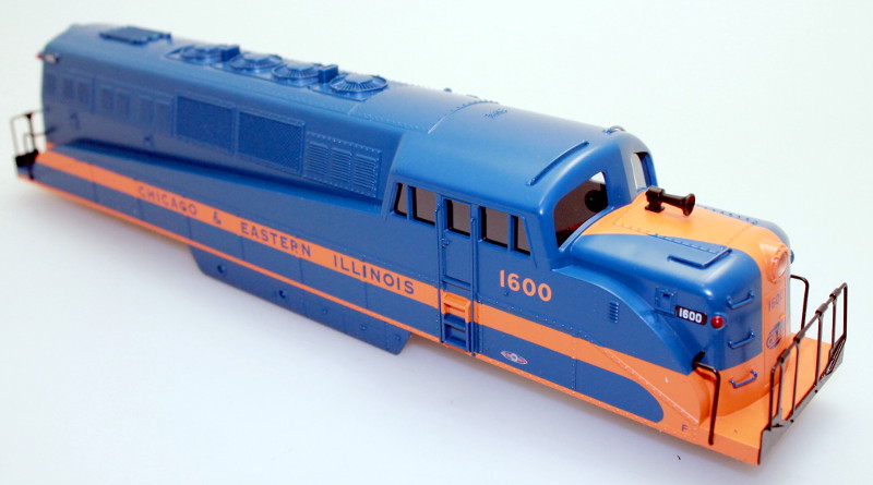 (image for) Body Shell - Chicago&Eastern Illinois #1600 (O Scale BL-2)