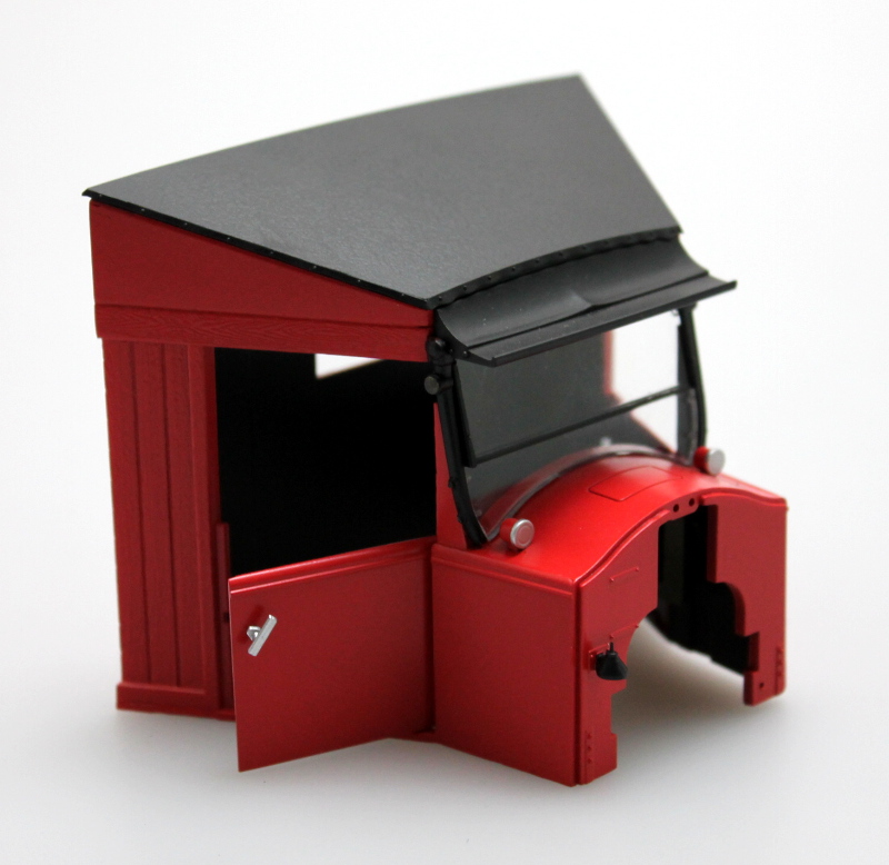(image for) Cab Shell - Red & Black (Large Railtruck)