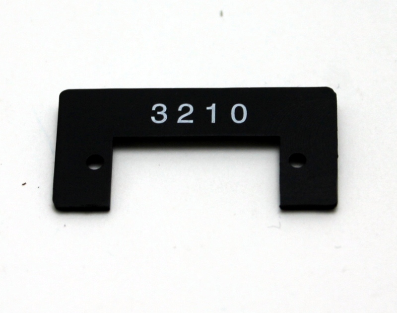 (image for) NUMBER PLATE LEDGE (Large Rail Truck)