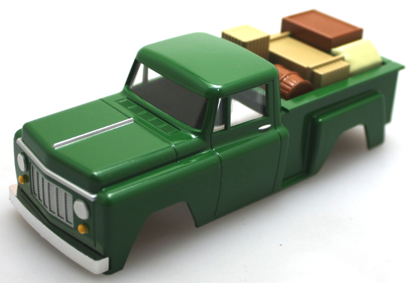 (image for) Shell - Pickup Truck Green (O Scale EZ Street) - Click Image to Close