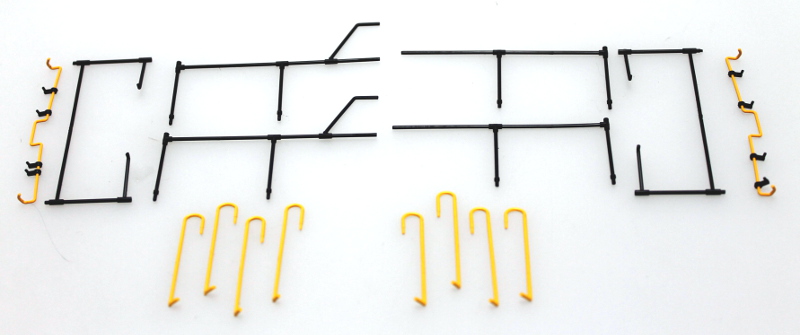 (image for) Rails Set, Complete - Black&Yellow (O 44 Ton Scale)
