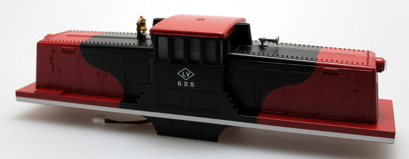(image for) Body Shell w/ Sound Unit-LV Red&Black #625 (O Scale 44 Ton)