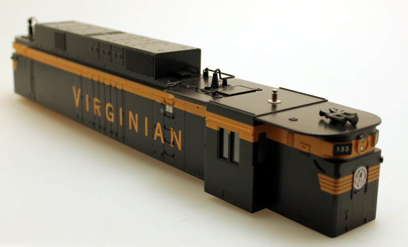 (image for) Body Shell - Virginian Black/Yellow #133 (O Scale EF-4)