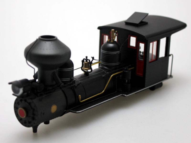 (image for) Loco Shell- Red Windows-Silver Trim (4-4-0 Outside Frame)