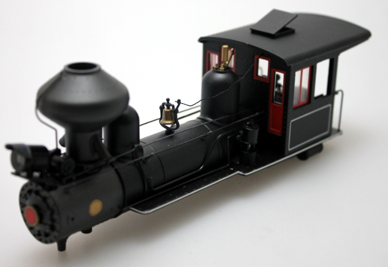 (image for) Loco Shell- Black-Wood Cab (4-4-0 Outside Frame)