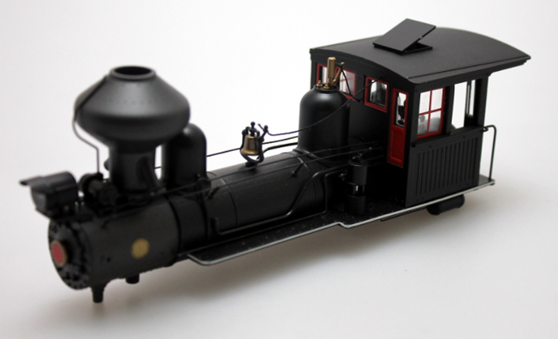 (image for) Loco Shell- Red Windows-White Stripe (4-4-0 Outside Frame)