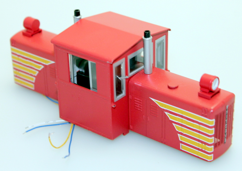 (image for) Body Shell - Red w/ Yellow (ON30 50 Ton Diesel)