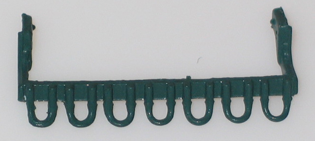 (image for) Mudguard End - Green (On30 Closed Street Car)
