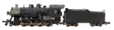 Prototypical Black Bachmann Baldwin 2-8-0 DCC Sound Value Equipped Locomotive Santa Fe #2508 HO Scale 