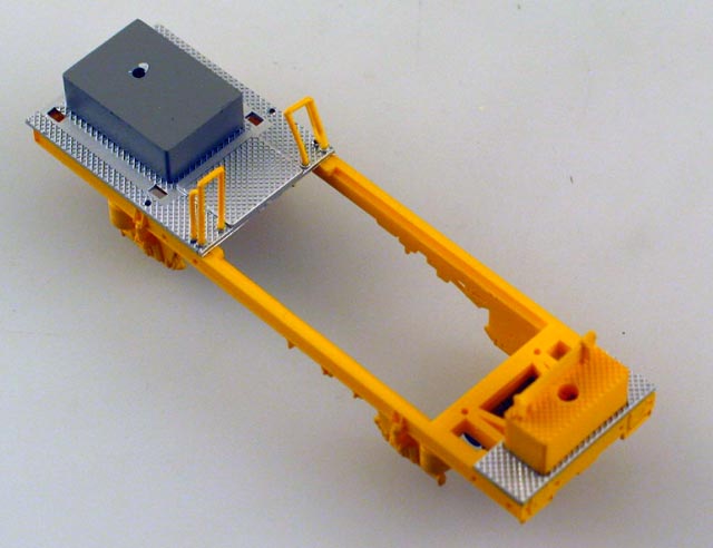 (image for) Complete Truck Bed Frame (HO Ballast Vehicle w/Crane)