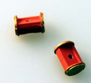 (image for) Cylinder/Pair-Gold-Red (HO 4-4-0 American)