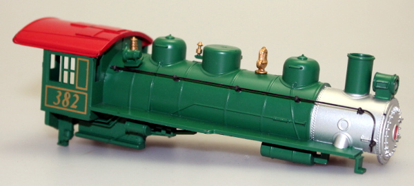 (image for) Loco Shell - Green/Red #382 (HO 0-6-0/2-6-0/2-6-2)