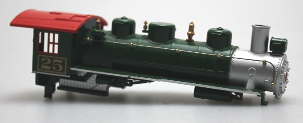 (image for) Loco Shell - Green Boiler/Red cab roof #25 (HO 060/260/262)