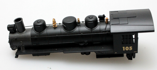 (image for) Loco Shell - Jersey Central #105 (HO 0-6-0/2-6-0/2-6-2)