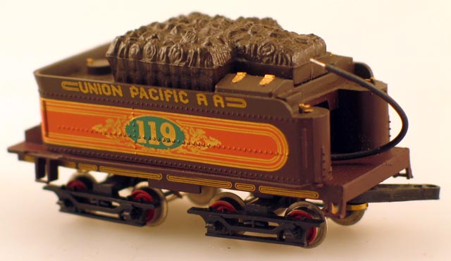 (image for) Complete Tender - Union Pacific 119 (HO 4-4-0 American) - Click Image to Close