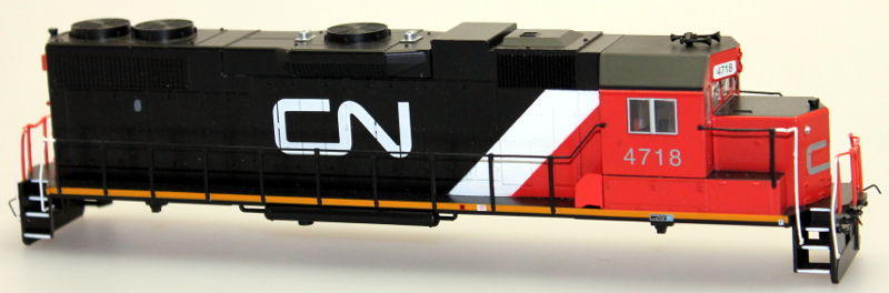 (image for) Body Shell - Canadian National #4718 (HO GP38-2)