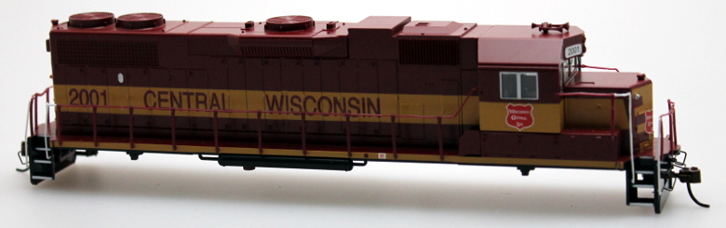 (image for) Body Shell - Wisconsin Central #2001 (HO GP38-2)