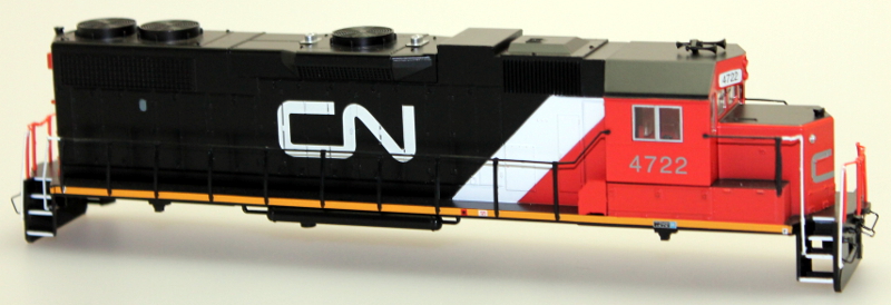 (image for) Body Shell - Canadian National #4722 (HO GP38-2)