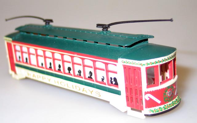 (image for) Body Shell- Christmas (HO Brill Trolley)
