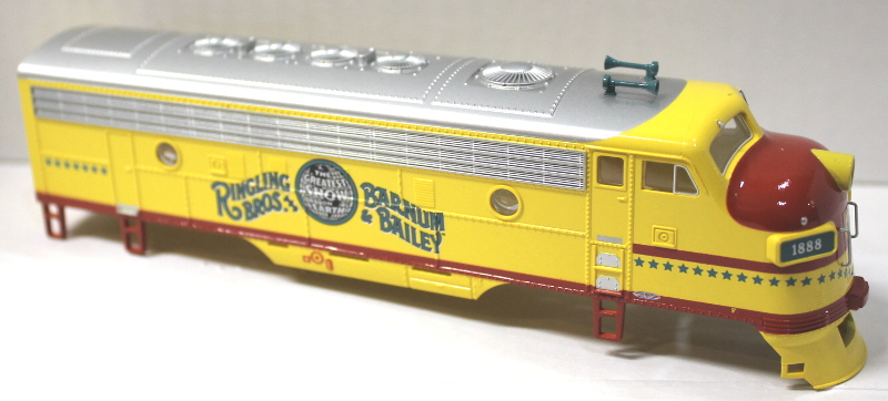 (image for) Body Shell - Ringling Bros. Yellow (HO F7-A)