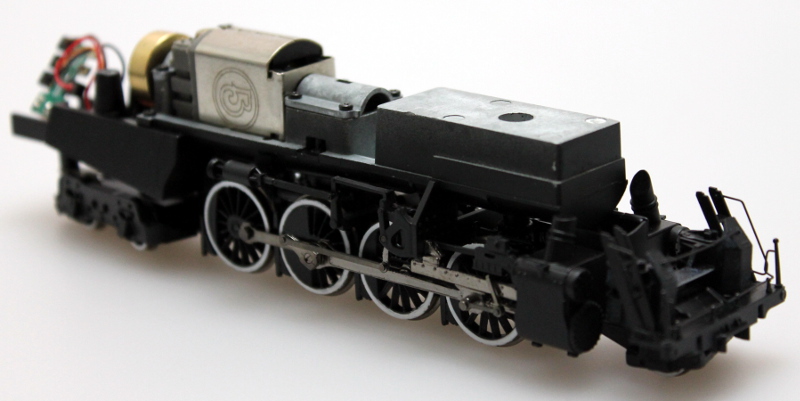 (image for) Loco Chassis - White No Pilot (HO 2-8-4 Berkshire)