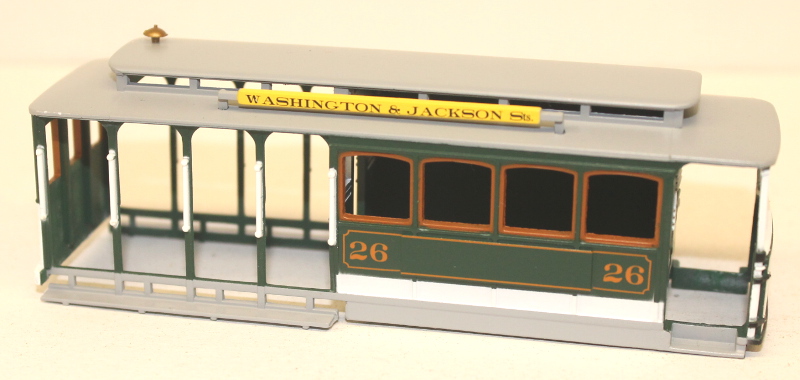 (image for) Shell - Green & Gray (HO Cable Car)
