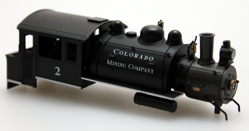 (image for) Loco Shell - Colorado Mining Co. #2 (HO 0-6-0 Saddle Tank)