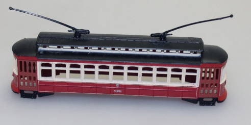 (image for) Shell - Chicago Surface Lines Red & Black ( N Brill Trolley )