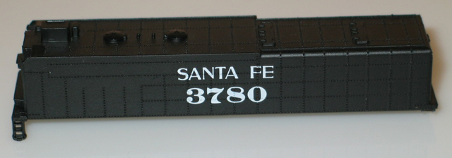 (image for) Tender Shell - Santa Fe #3780 (N Scale 4-8-4 Northern)