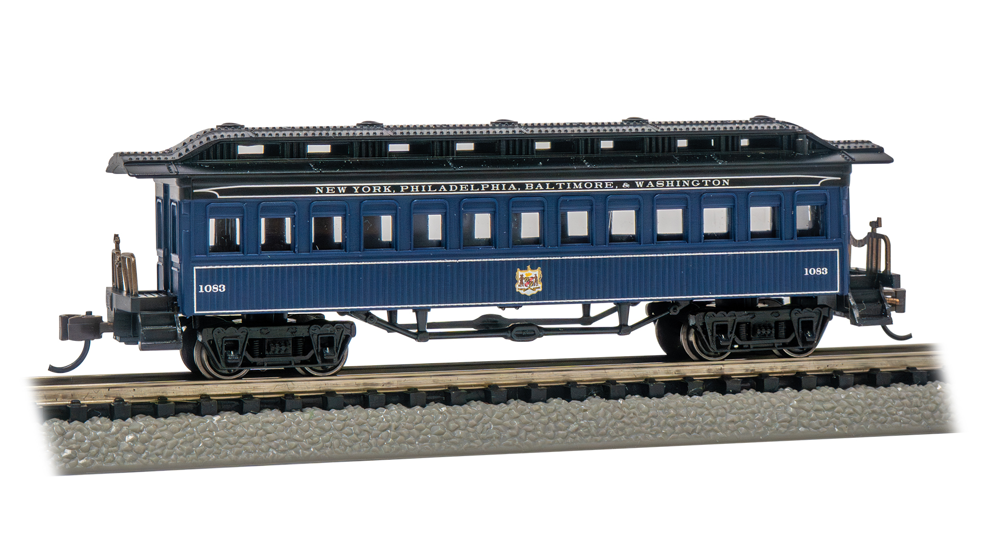 (image for) Old Time Coach Car - Baltimore & Ohio® #1083 (N Scale)(WF)