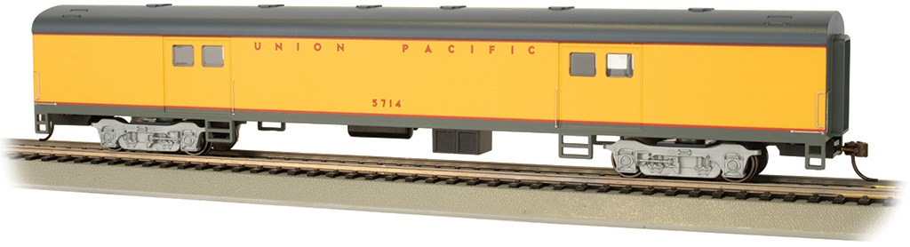 (image for) Union Pacific® #5714 - 72' Smooth-Side Baggage Car (N Scale) (WF)