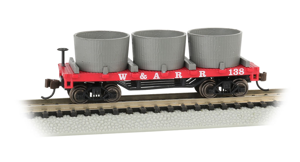 (image for) Old-Time Water Tank Car - Western & Atlantic (N Scale)(WF)