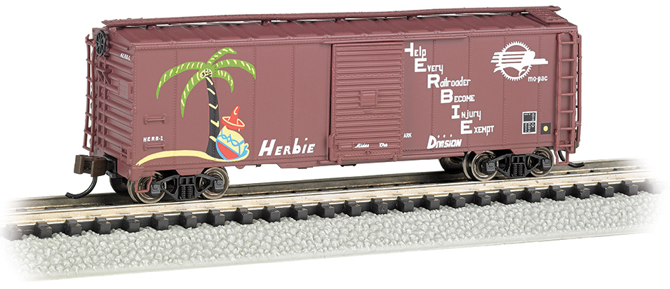 (image for) AAR 40' Steel Box Car - Missouri Pacific™ - HERBIE (N Scale) (WF)