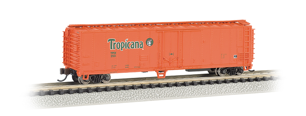 (image for) ACF 50' Steel Reefer - Tropicana - Orange (N Scale) (WF)