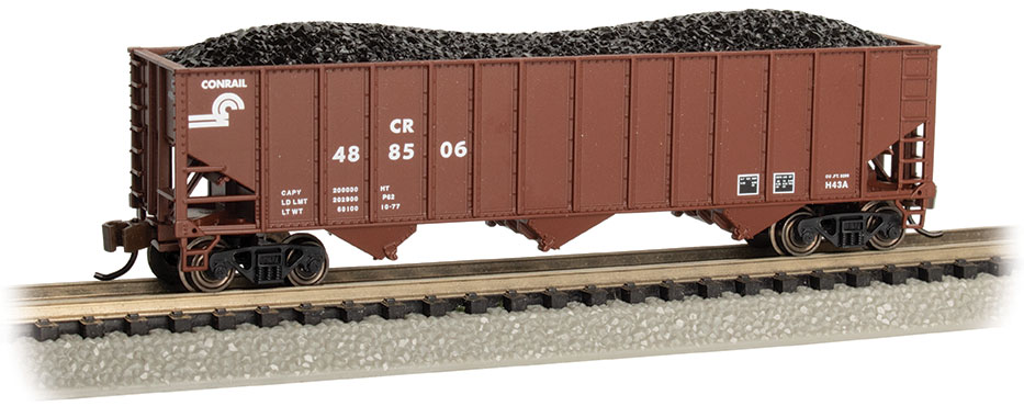 (image for) Bethlehem Steel 100-Ton Hopper - Conrail #488506 (N Scale) (WF)
