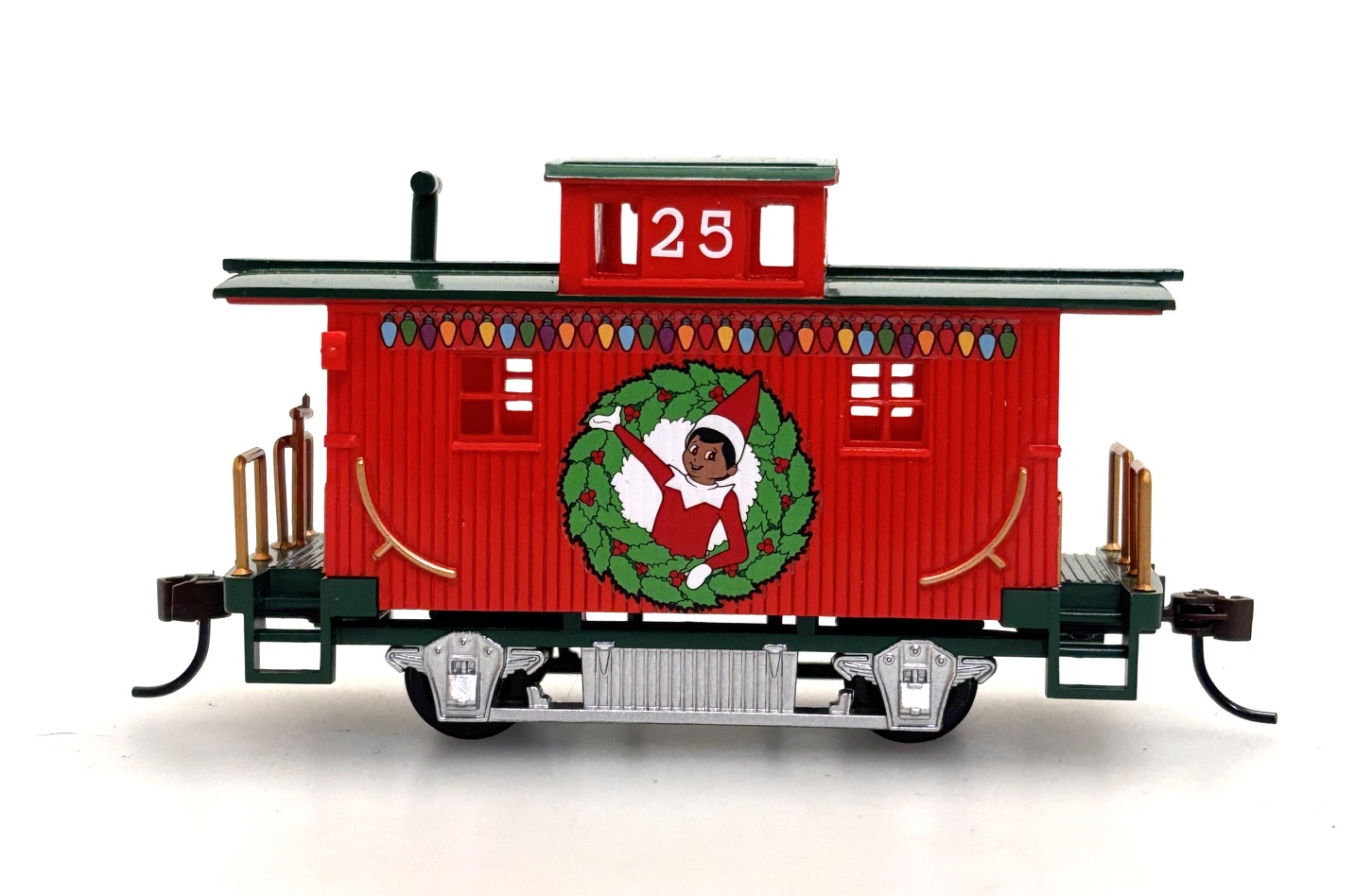 (image for) Old-Time Bobber Caboose - Scout Elf Express #25 (HO Scale) (WF)