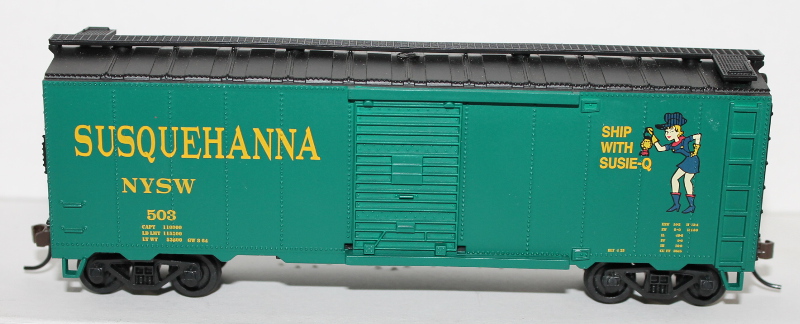 (image for) 40' Box Car - Susquehanna (HO Scale) (WF)