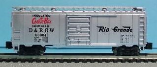 (image for) 40' Box Car - D & RGW "Cookie Box" (HO Scale) (WF)