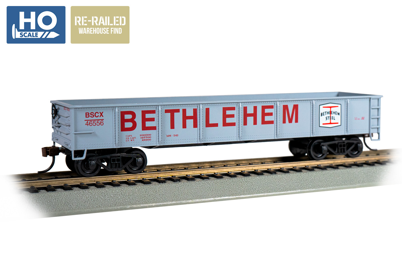 (image for) Gondola - Bethlehem Steel #46556 - Gray