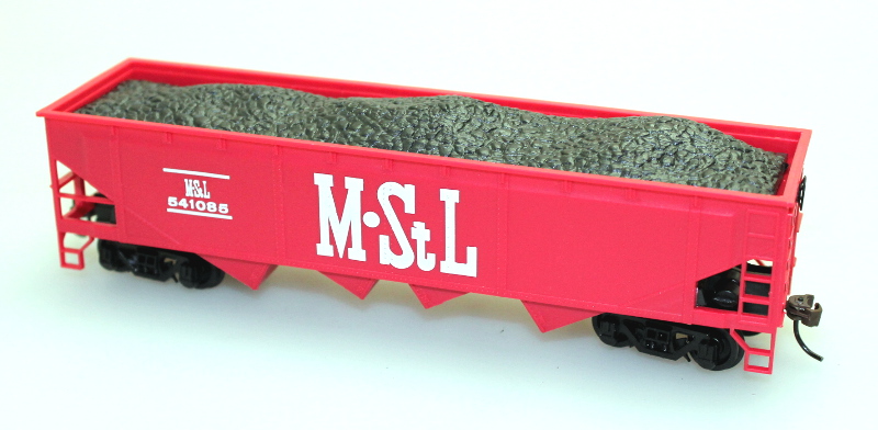 (image for) 40' Quad Hopper - M. STL Coal (HO Scale) (WF)