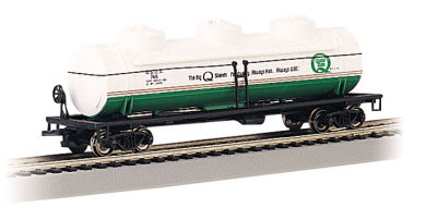 (image for) Tank Car - 3 Dome - Quaker State - #QSOX 749 (HO Scale) (WF)