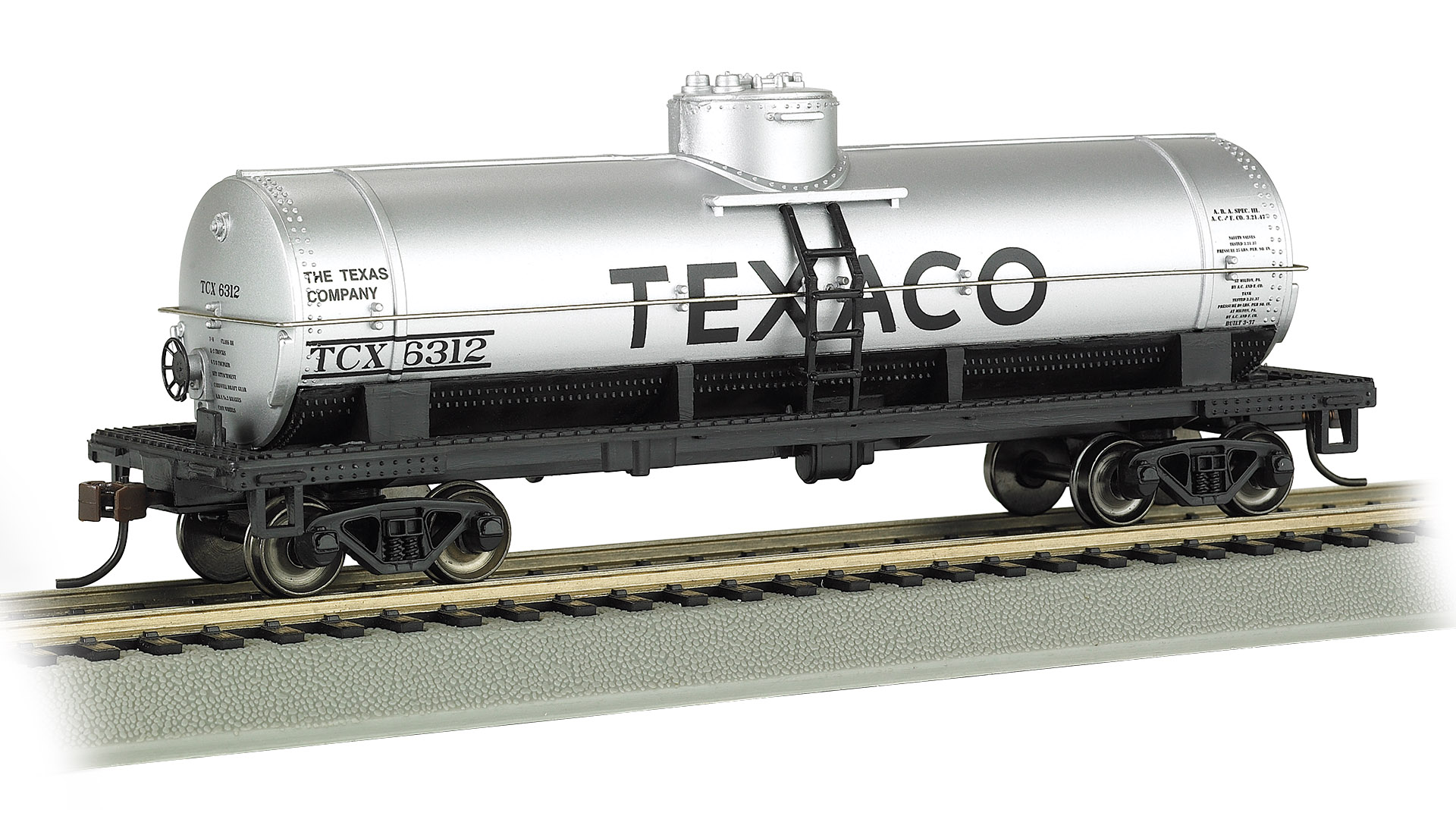 (image for) Tank Car - 40' Single-Dome - Texaco (HO Scale) (WF)