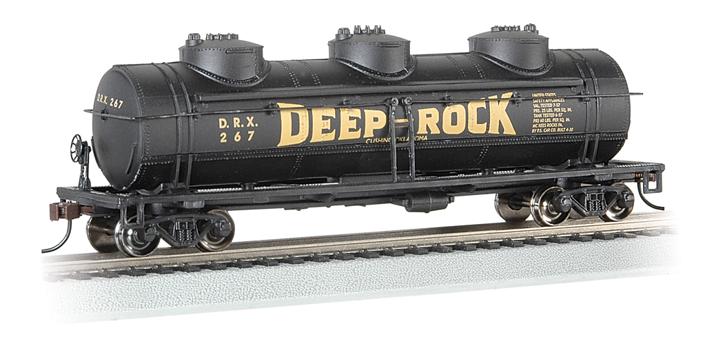 (image for) Tank Car - 3 Dome - Deep Rock (HO Scale) (WF)