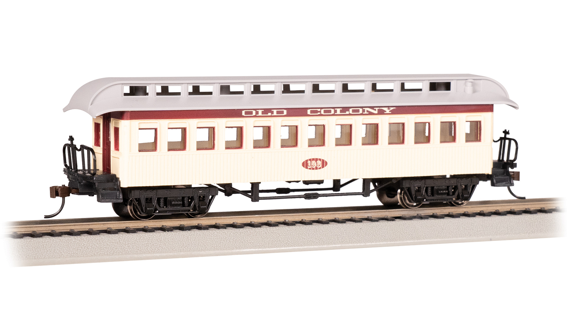 (image for) Coach (1860-1880 era) - Old Colony Railroad #108 (WF)
