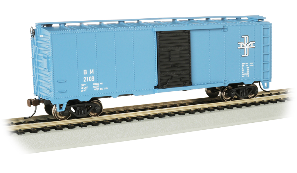 (image for) 40' Box Car - Boston & Maine #2109 (HO Scale) [WF]