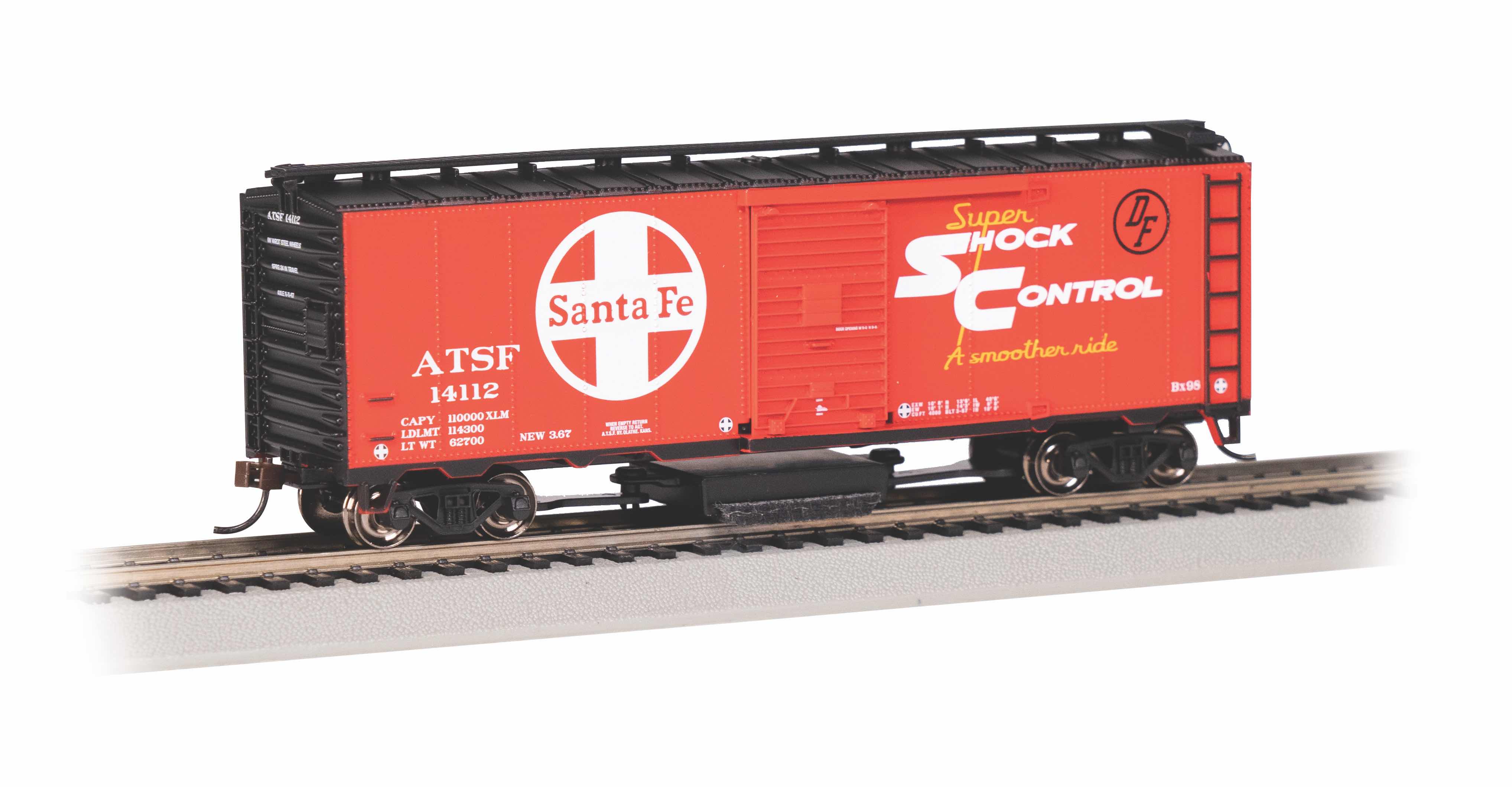 (image for) 40' Track Cleaning Car - Santa Fe #14112 (HO Scale) (WF)