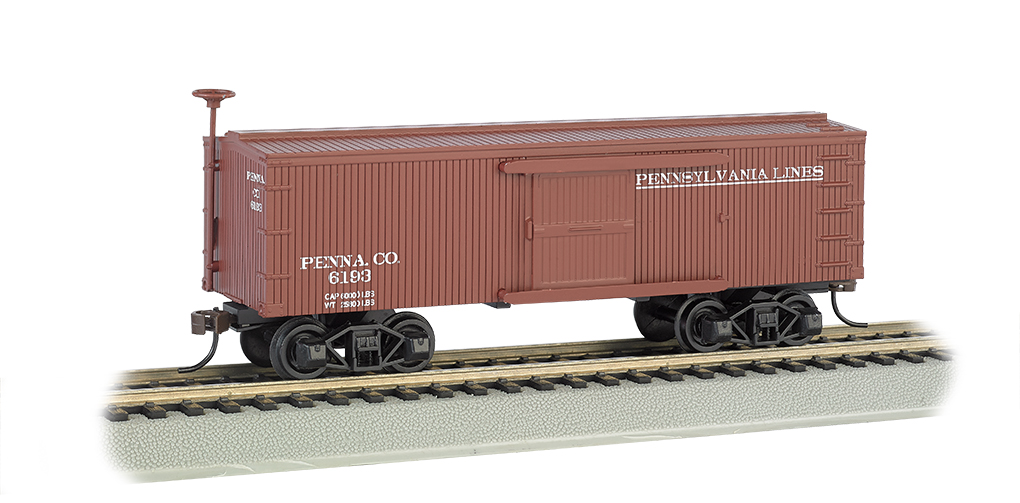 (image for) Pennsylvania Lines - Old-time Box Car (HO Scale) (WF)
