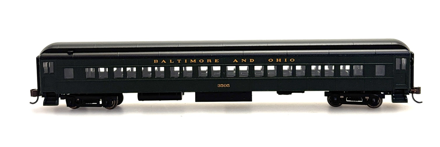 (image for) 72' Coach Car - Baltimore & Ohio (N Scale) (WF)